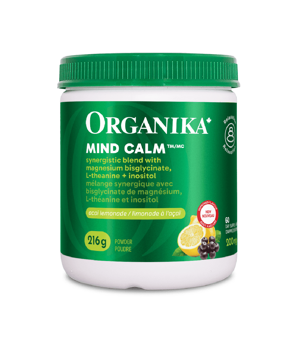 Mind Calm Powder with Magnesium Bisglycinate & L-Theanine