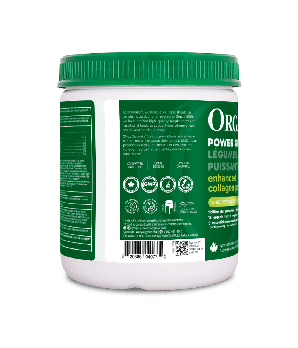 Enhanced Collagen Protein Power Greens with Probiotics