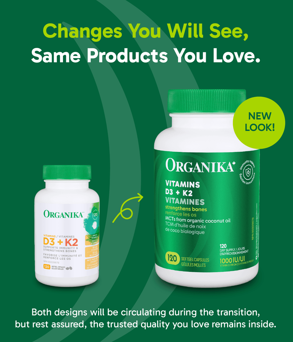 Vitamins D3 + K2